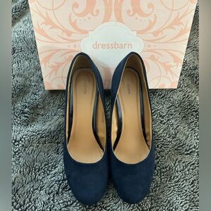 Dressbarn Navy Heels